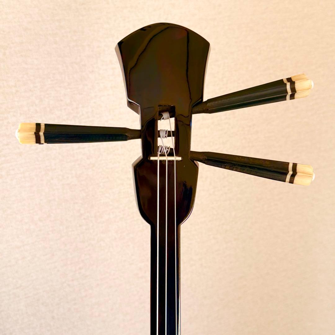 黒木三線■本皮一枚張り■黒檀 ケース付き