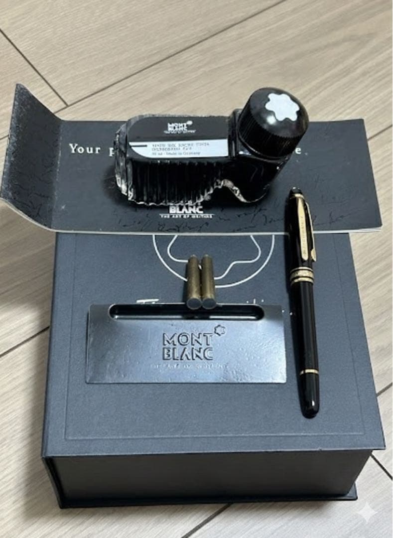 【未使用】モンブラン マイスターシュテュック 万年筆 セット ゴールド