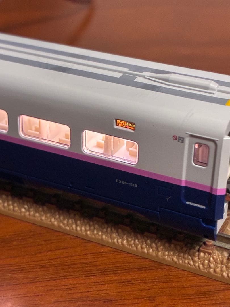 JRE2系東北新幹線10両　kato ライト室内灯点灯動力動作確認済