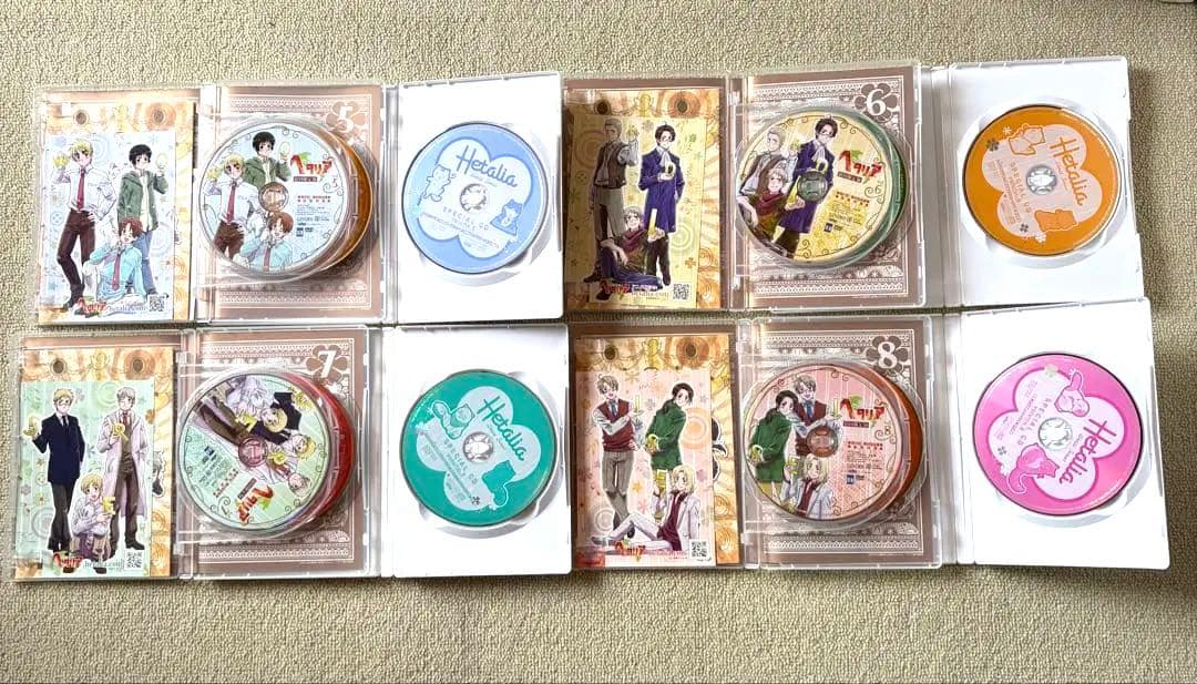 ヘタリア　DVD アニメイト限定版セット