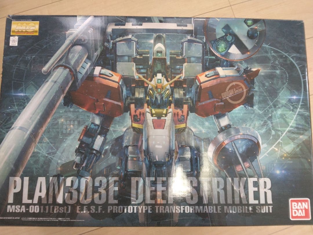 MG機動戦士ガンダムセンチネル　ディープストライカー塗装完成品　箱 　説明書付
