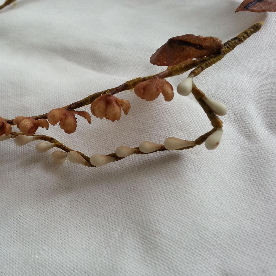 花かんむり 花冠 ワックスフラワー フランス アンティーク