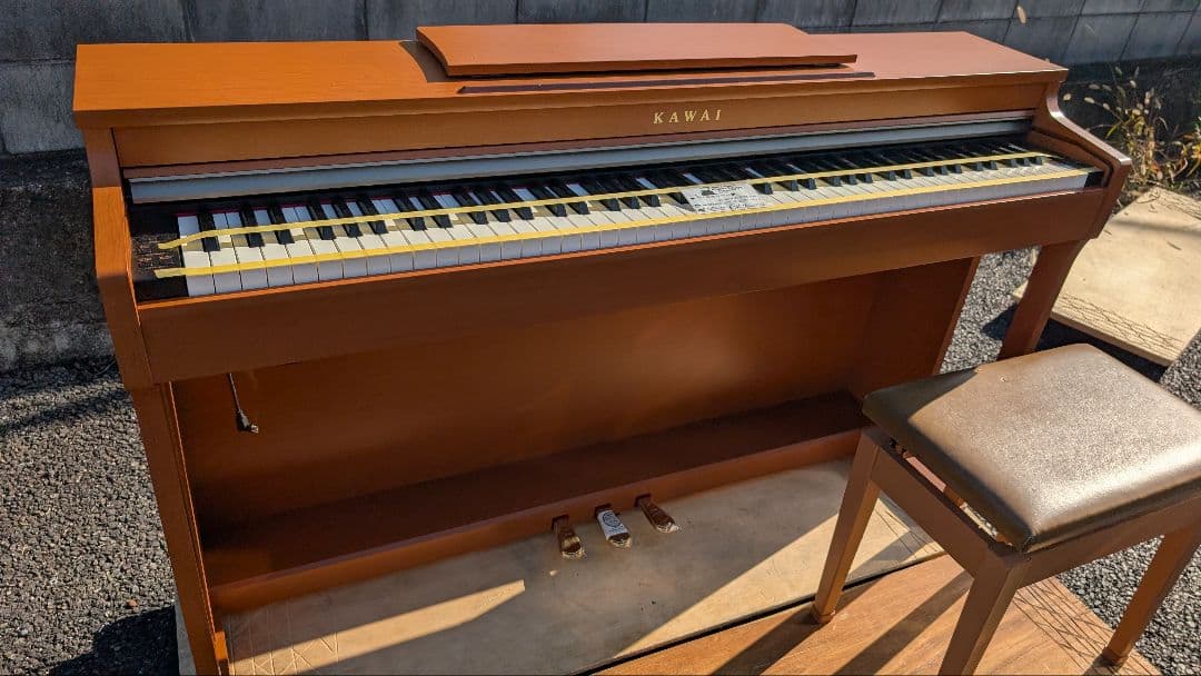 送料込み KAWAI 電子ピアノ CN25C 15年製 激激可愛いチェリー