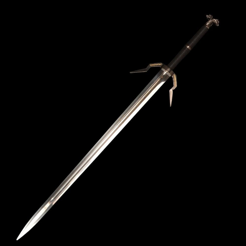 魔法使い3狂猟白狼鋼剣銀剣 日本刀 模造刀 居合刀