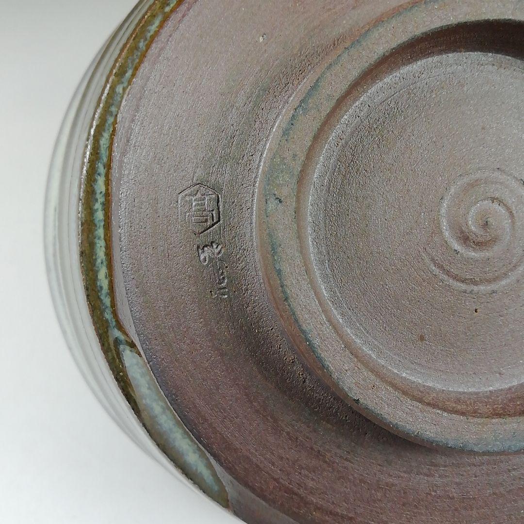 Ｔ５９５　茶碗　『高取焼』『掛分釉　茶碗』『亀井味楽 造』　共箱　抹茶碗　茶道具