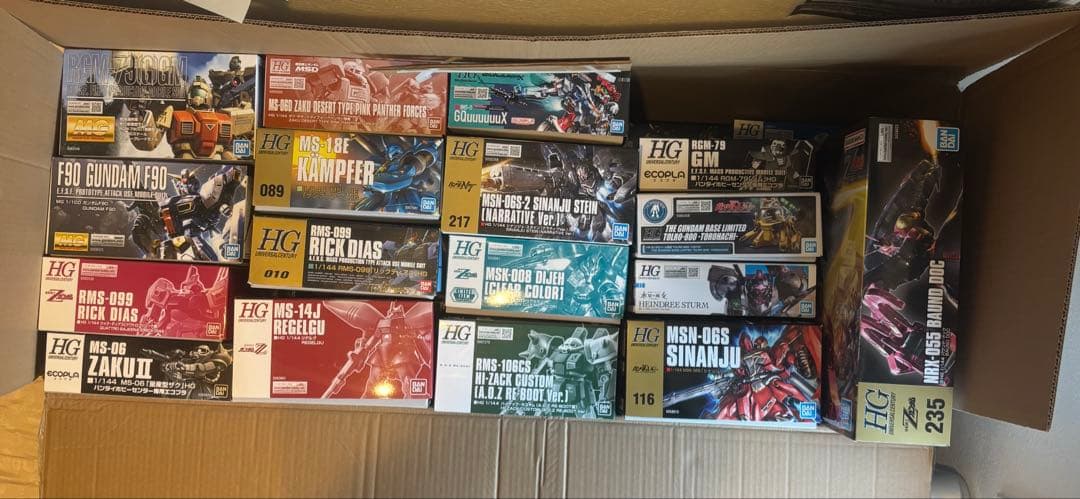 HG、MGリックディアス、バウンドドック、その他42点
