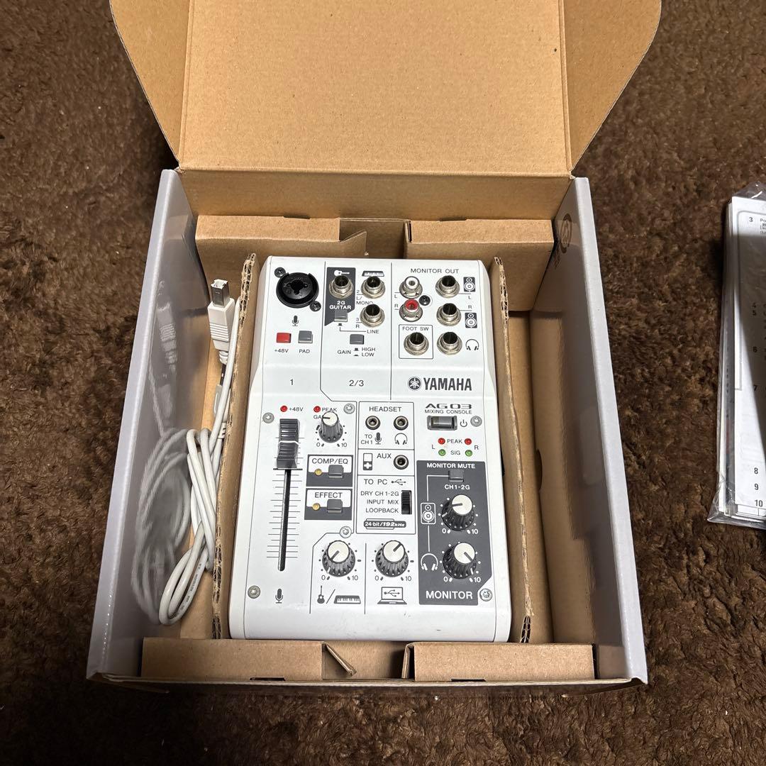 YAMAHA AG03 Audio-Technica AT2020 セット