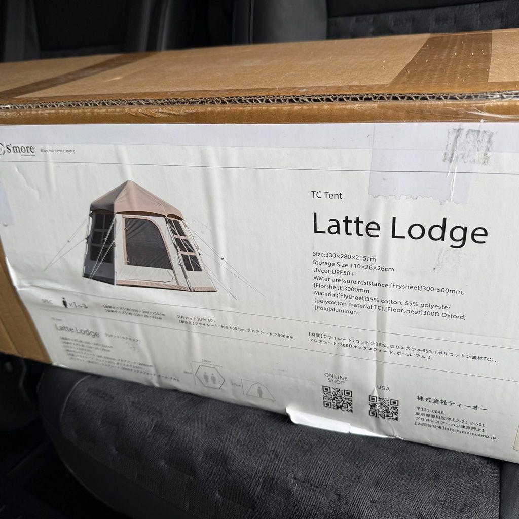 【新品】 スモア Latte Lodge ラテロッジ ワンタッチTCテント