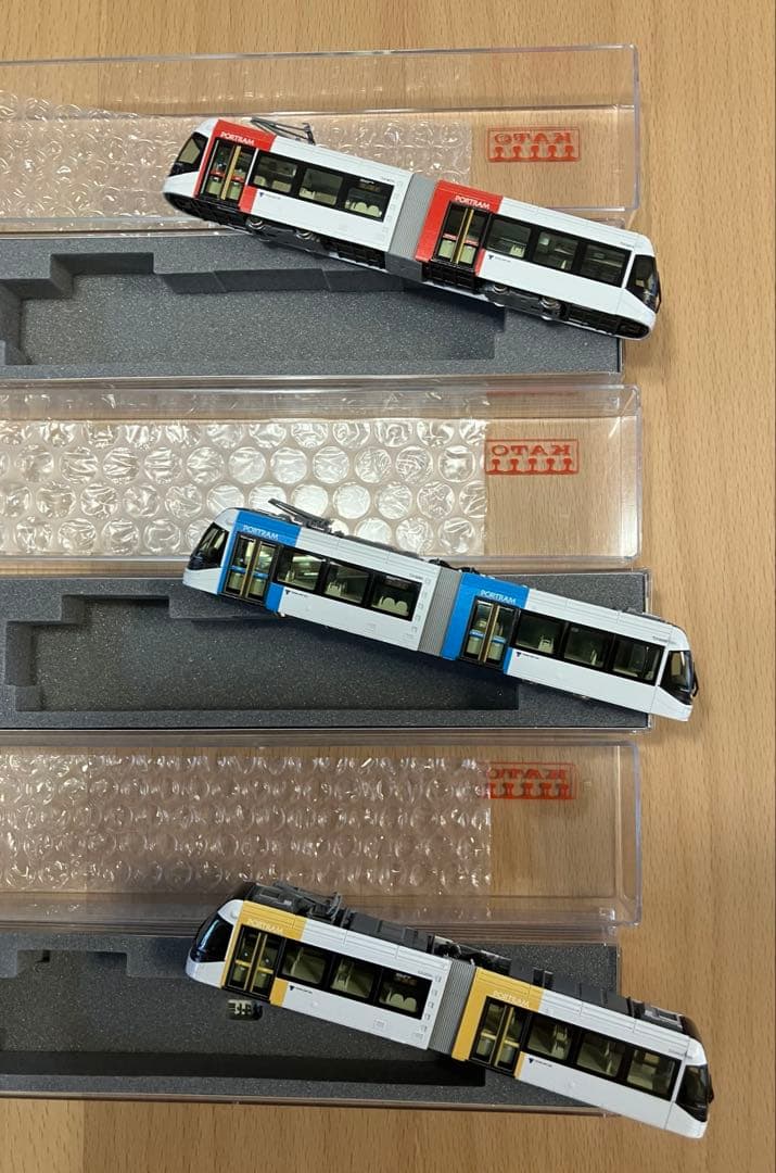 ◉KATO◉14-801-1,4,6 PORTRAM富山ライトレール×3◉新品◉