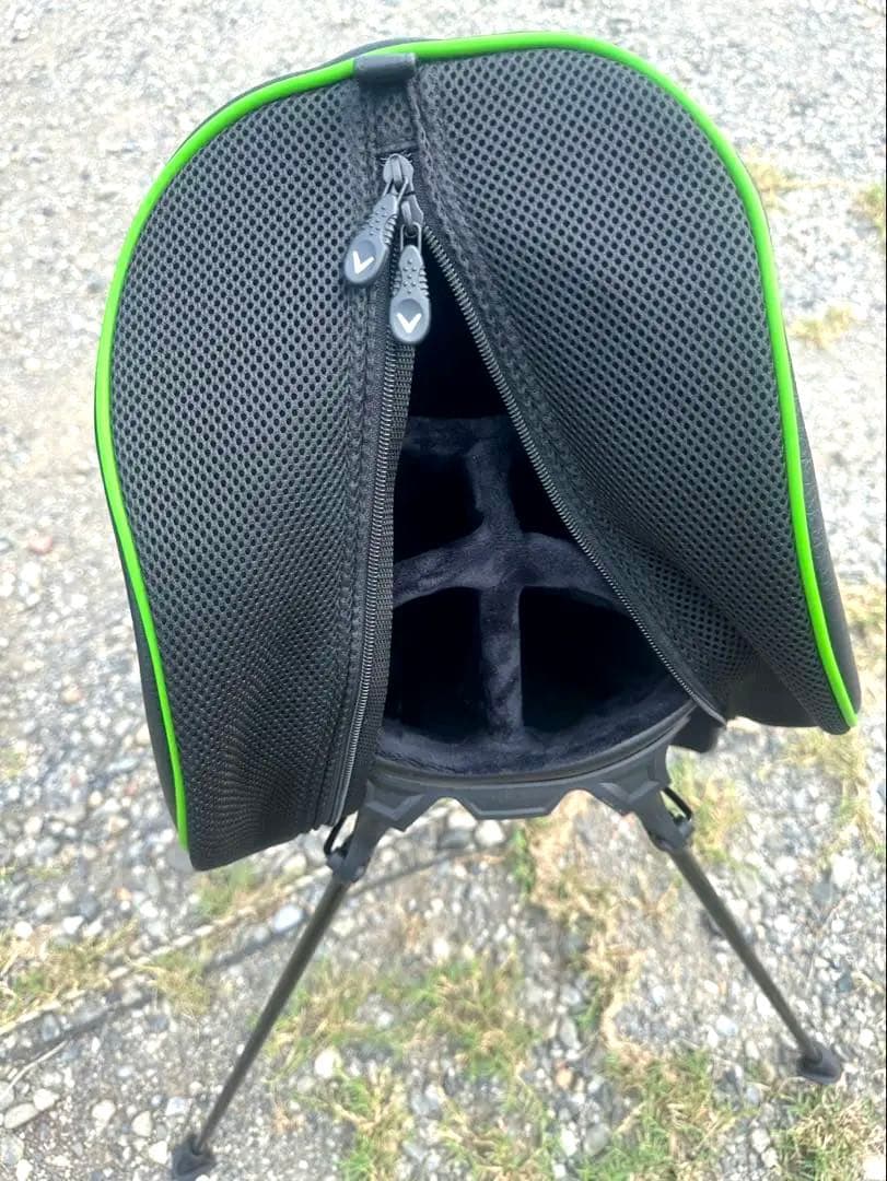 【極美品】Callaway Elyte スタンドバッグ ブラック/グリーン