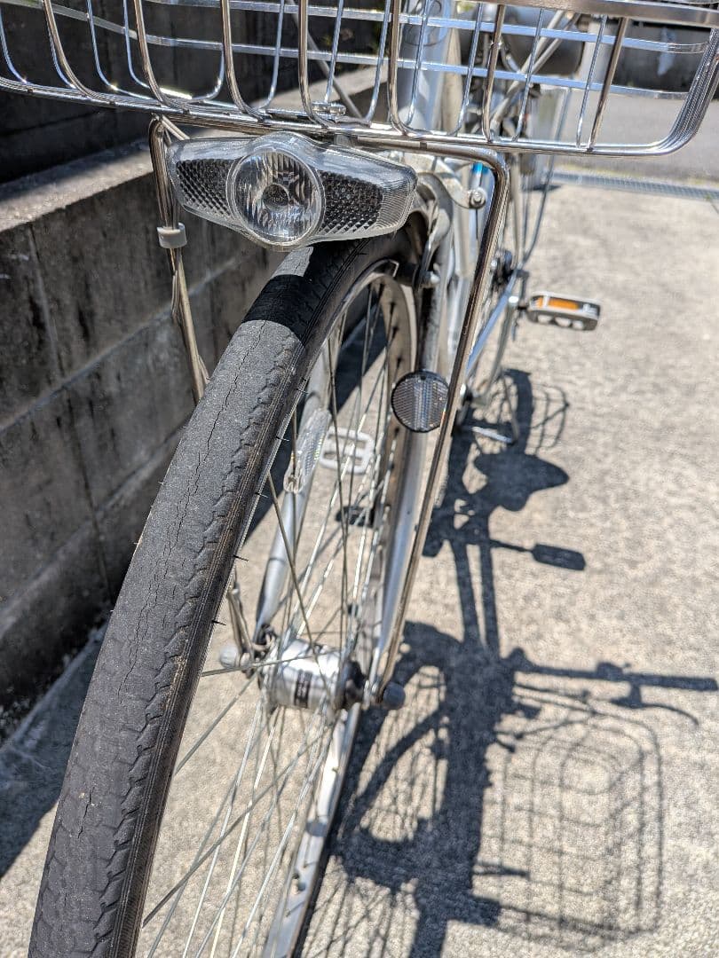 【引き渡し限定】ブリジストン　シティ車　27型　通学通勤　3段変速　オートライト