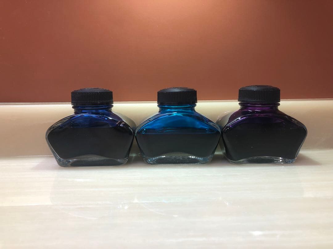 ペリカン　M205 デモンストレーターブルー　EF インクまとめ売り