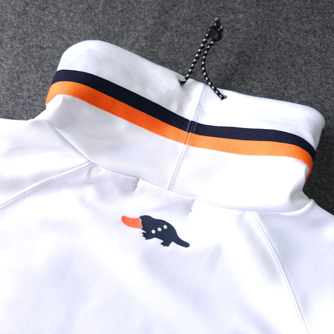 人気完売品 2025年 ラフアンドスウェル トリカラーオフタートル トレーナー白