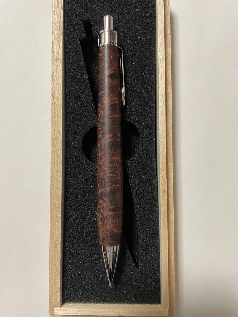 ペン工房翌檜　シャーペン　0.5mm 超極上　ホンジュラスローズウッド　瘤杢