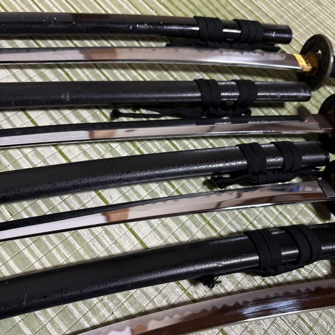 模造刀　模擬刀　武士　侍　伝統工芸　剣　ソード　太刀　　2本　小太刀2本　鍔
