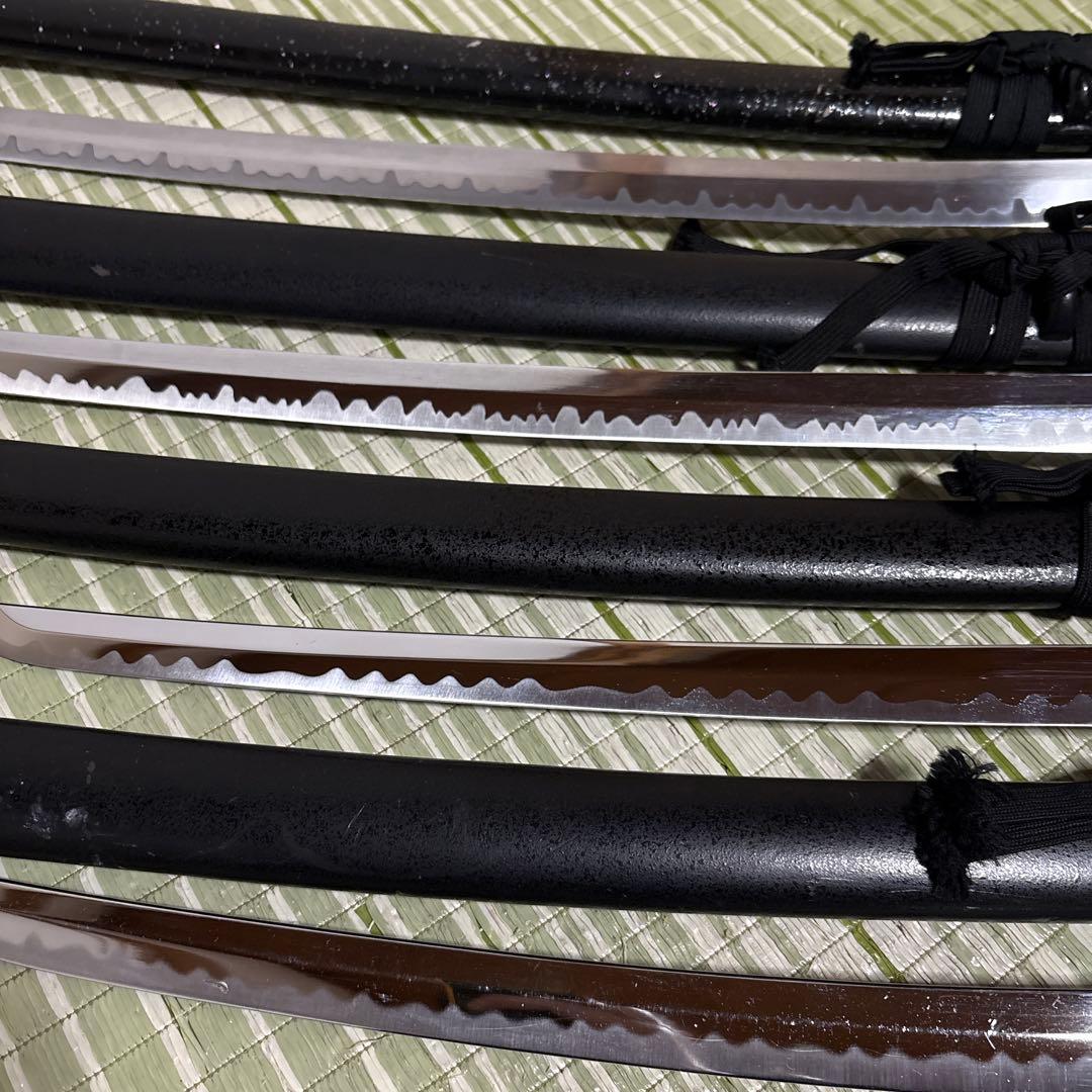 模造刀　模擬刀　武士　侍　伝統工芸　剣　ソード　太刀　　2本　小太刀2本　鍔