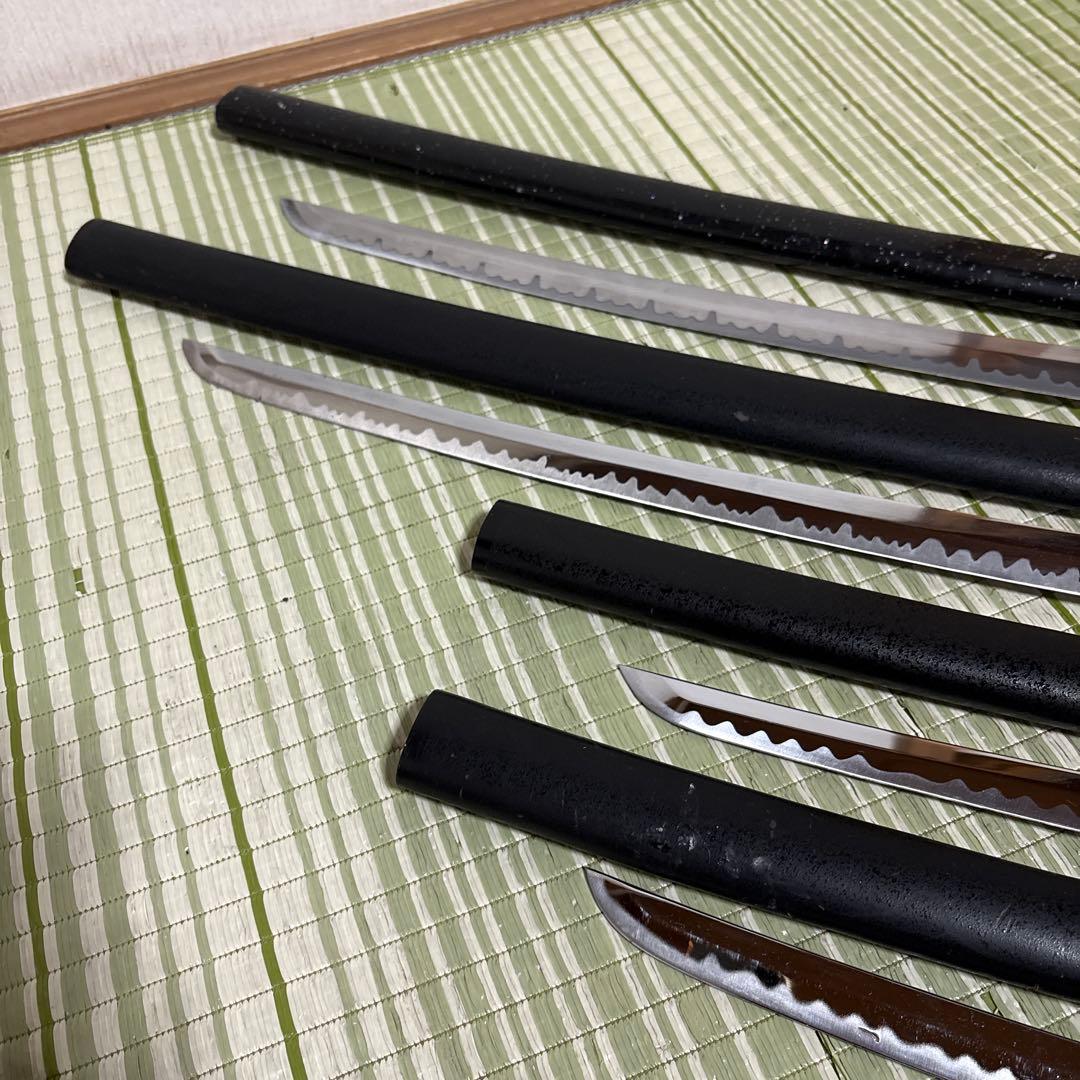 模造刀　模擬刀　武士　侍　伝統工芸　剣　ソード　太刀　　2本　小太刀2本　鍔