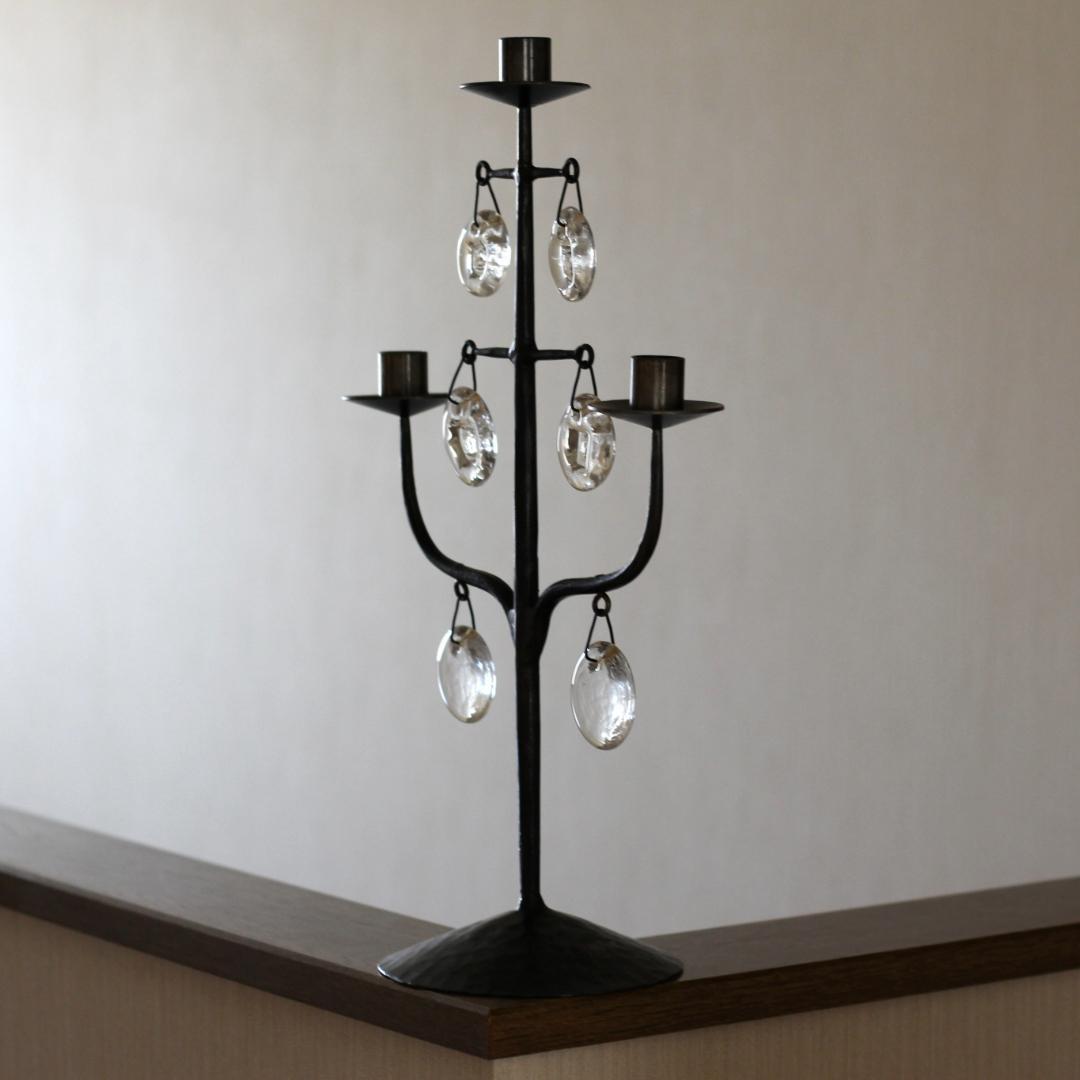 【初期・大・刻印】Erik Hoglund　エリックホグラン　キャンドルホルダー