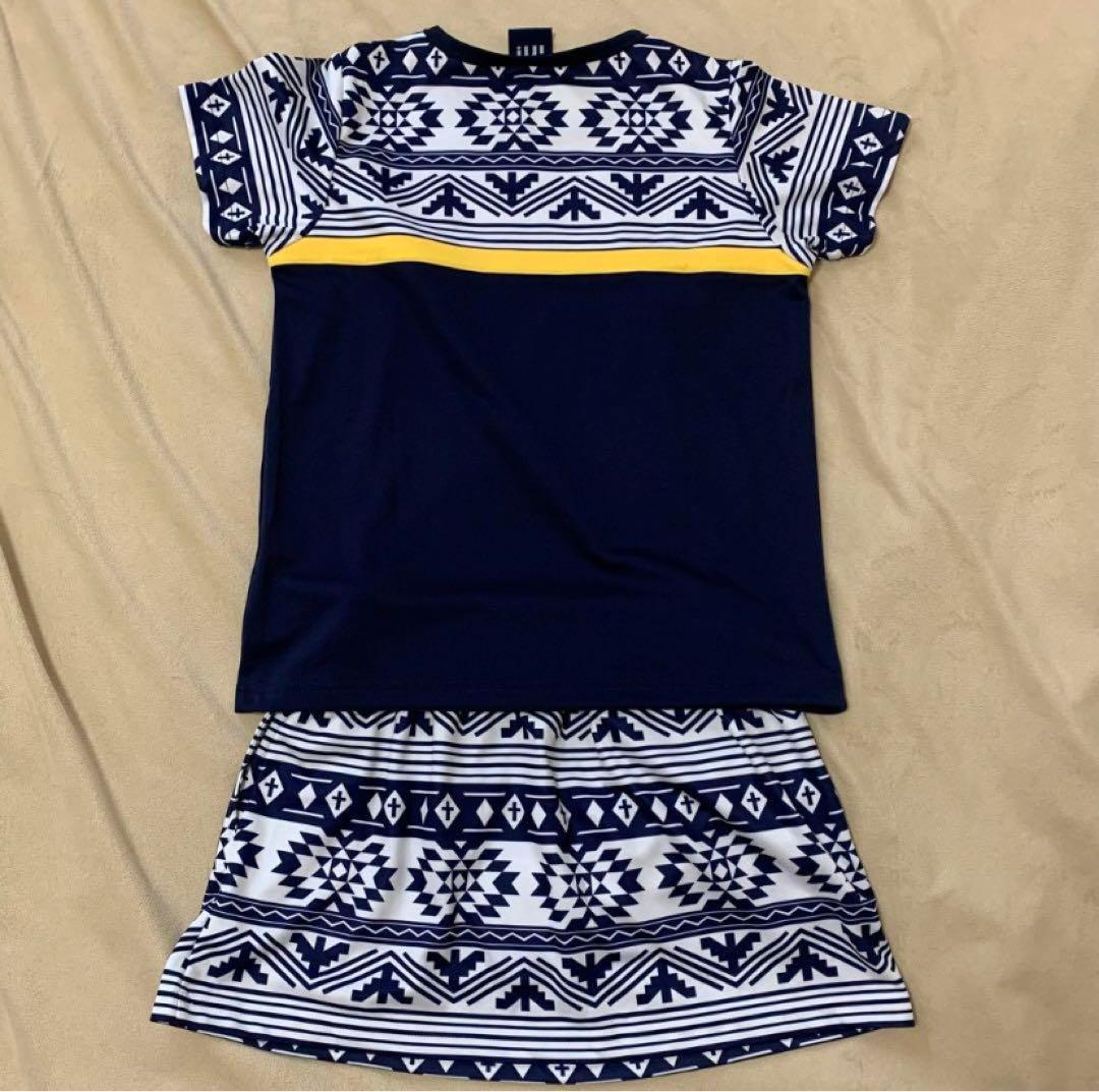 キア　テニス　ゲームウェア　上下セット（ネイビーのみ）