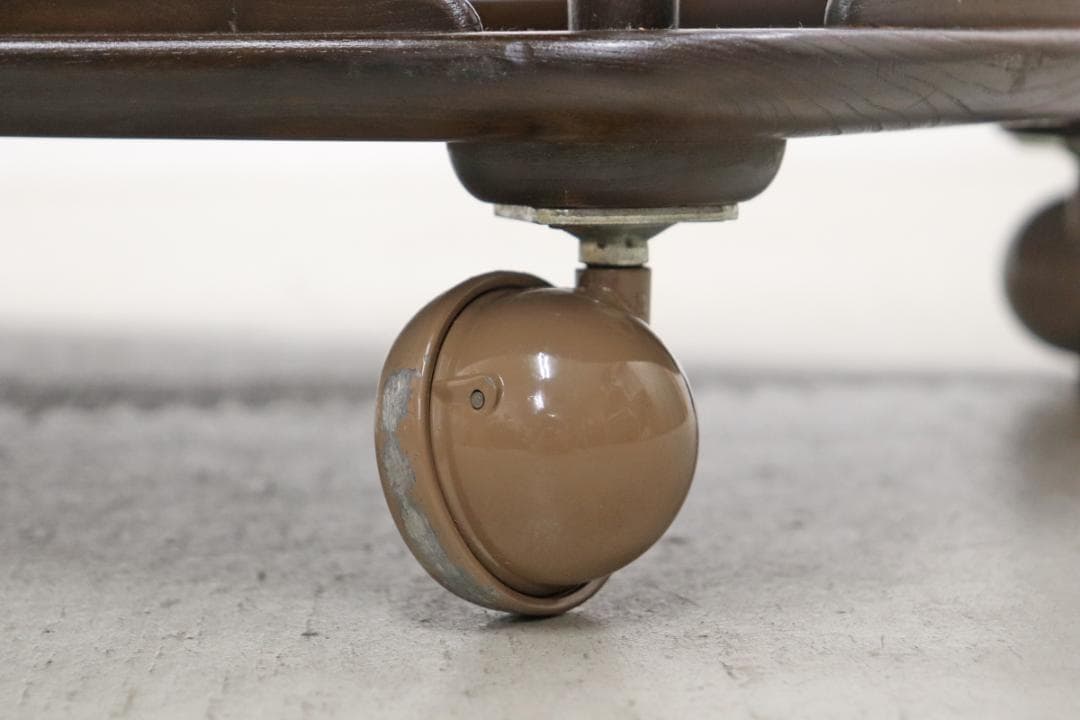 英国 イギリス ERCOL アーコール エルム材 トローリー キッチン ワゴン