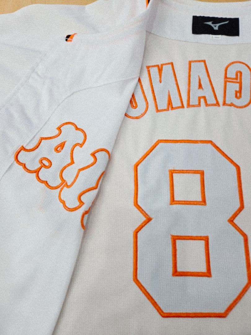 【刺繍タイプ】読売ジャイアンツ　菅野智之 ユニフォーム　ミズノ Lサイズ