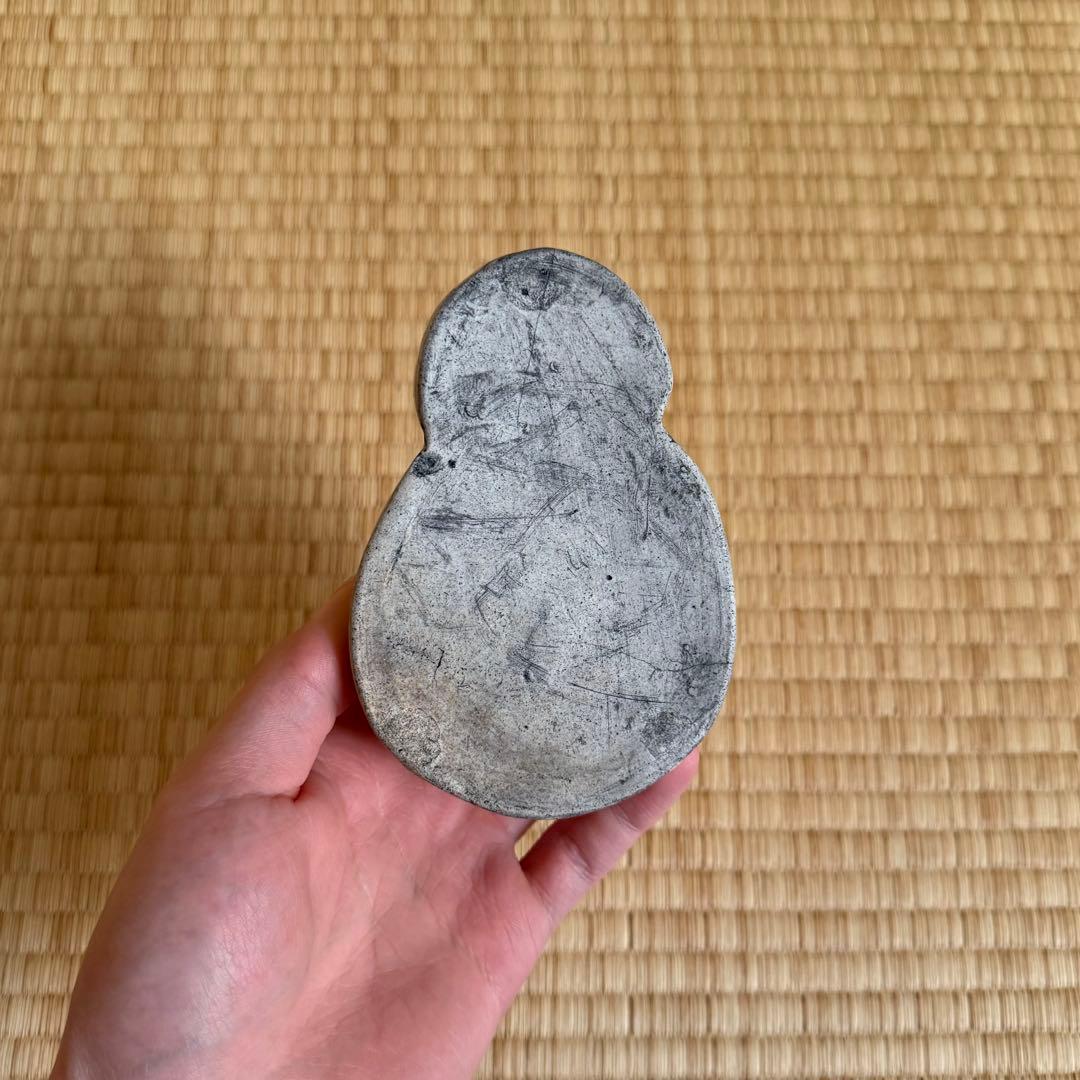 御深井 特大 水滴 瓢箪 江戸時代 発掘品 古伊万里 古瀬戸 美濃 古美術 骨董