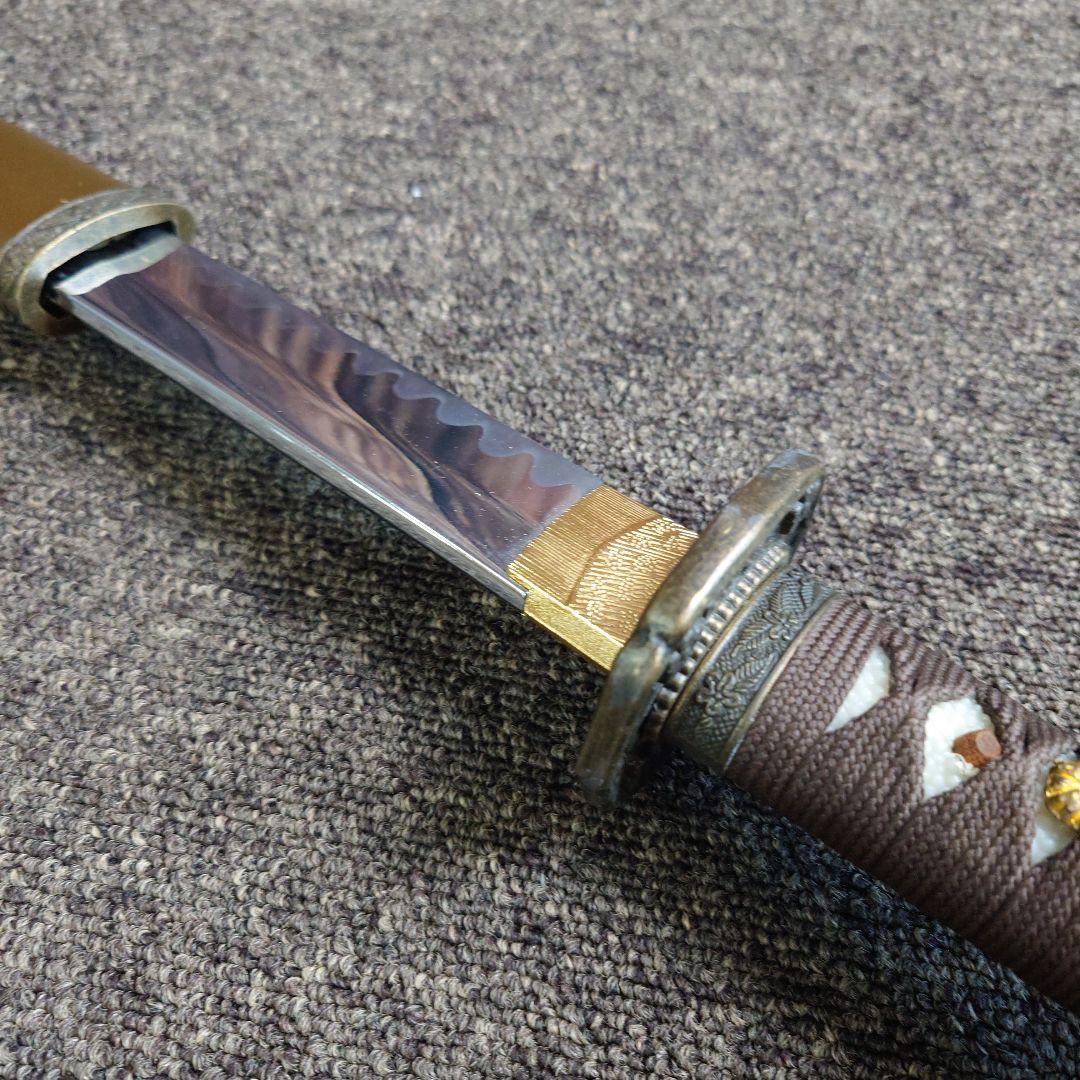 V.ROAD　模造刀　軍刀　尾形刀剣陸軍小刀軍茶柄・軍茶木鞘　 保存袋付き