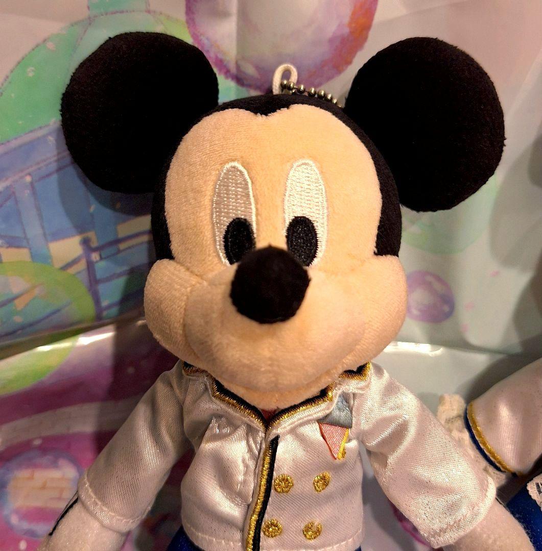 ミッキー&ミニー　ぬいぐるみバッジセット『TDSプラザエントランス』ディレクター