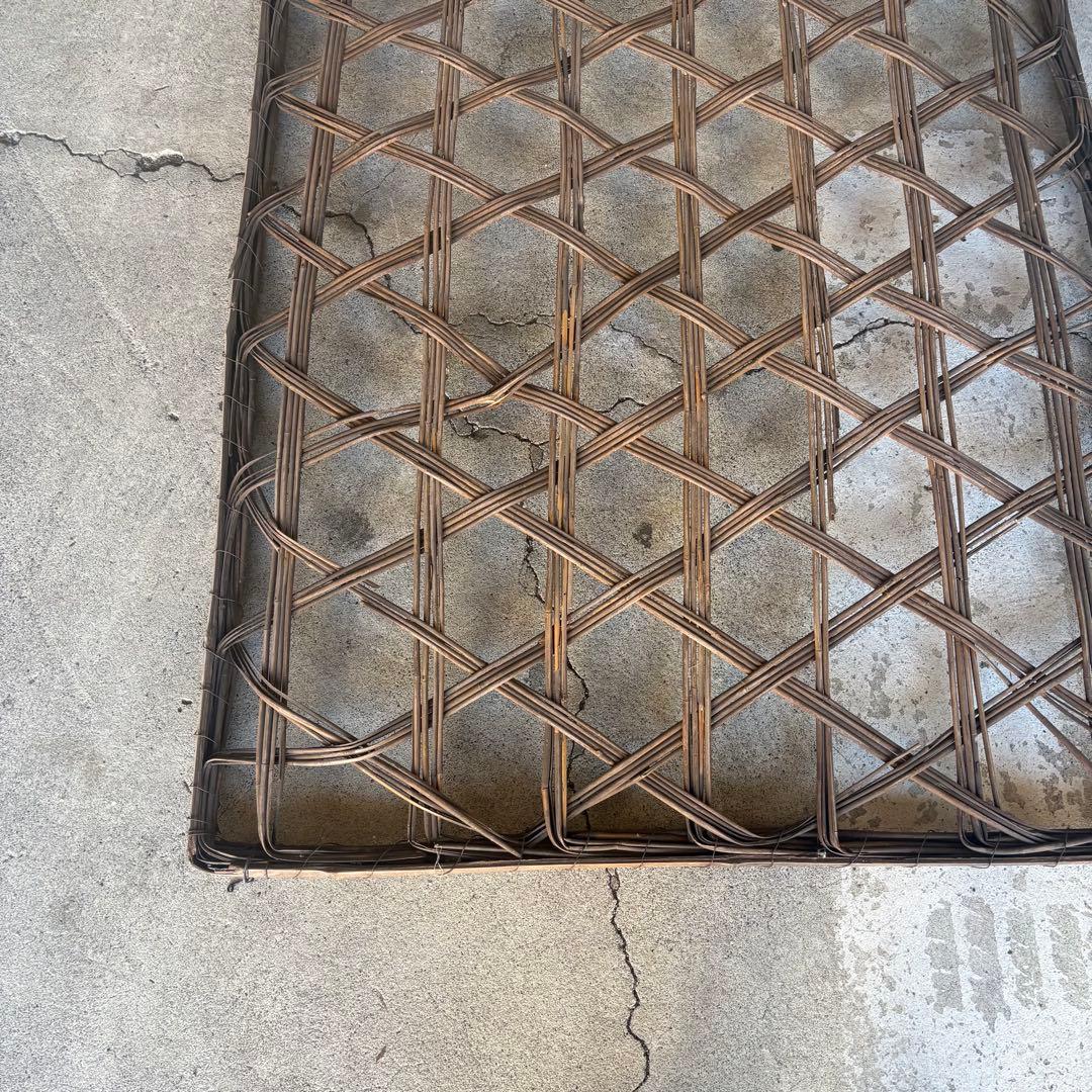 【希少】養蚕用の籠 2枚セット アンティーク レトロ