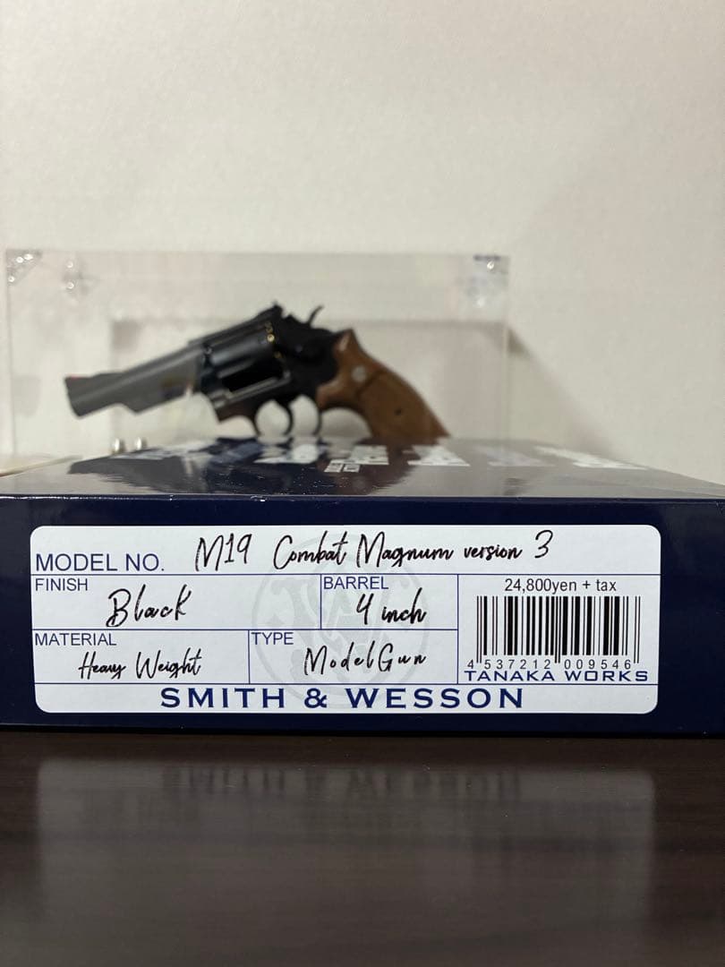 タナカワークスS&W M19 4インチ コンバットマグナム HW Ver.3