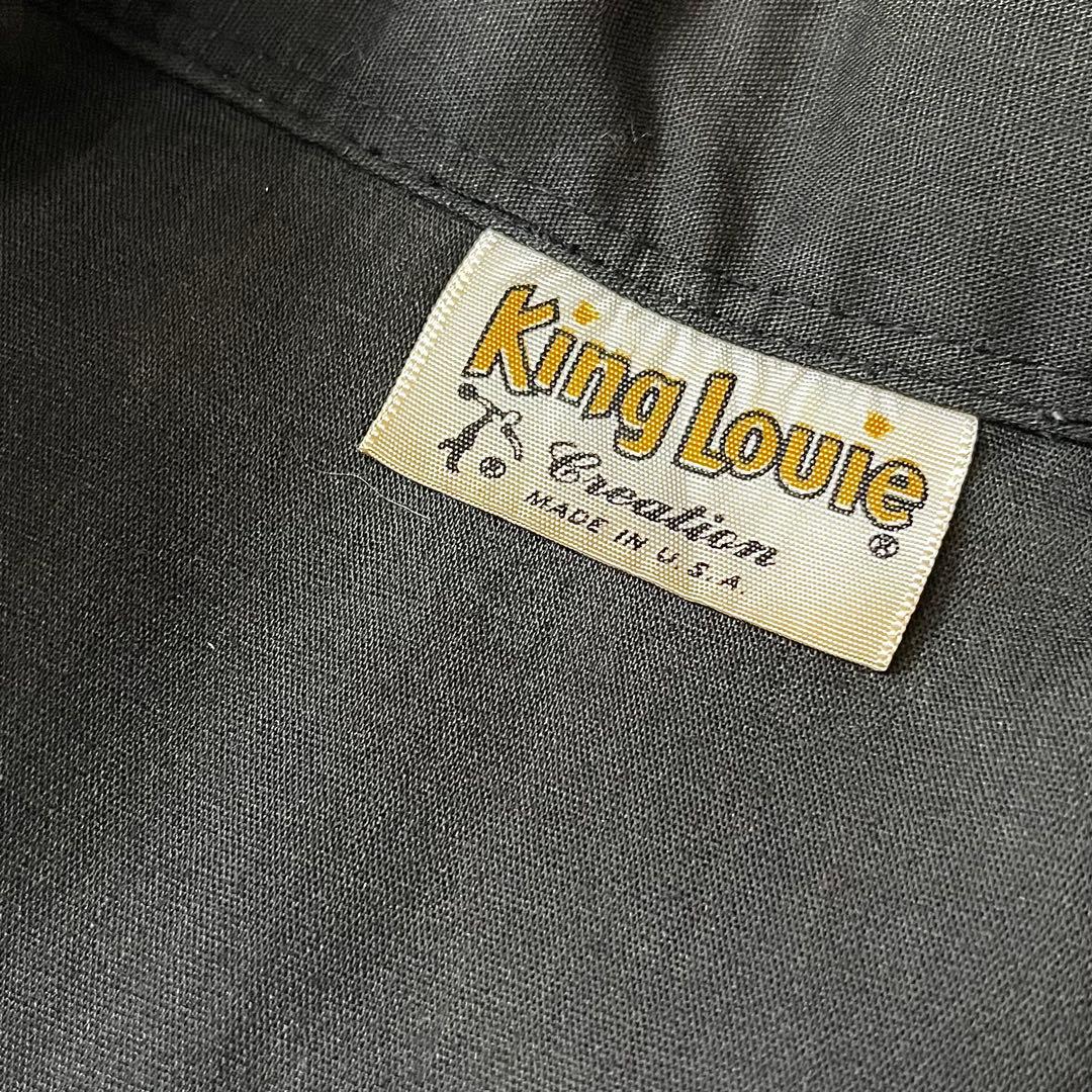 King Louie★ボーリングシャツ★USA製★刺繍入り