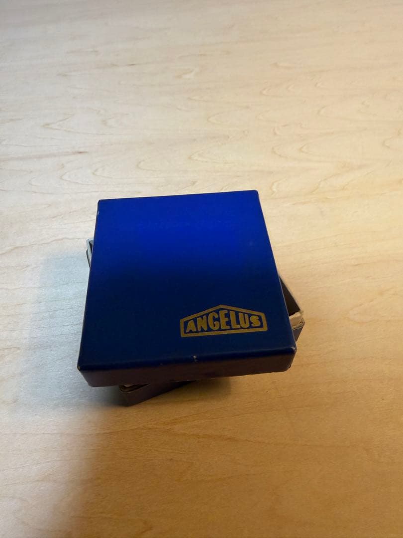ANGELUS 置時計 トラベルクロック 手巻き アラーム付き スイス製 稼働品