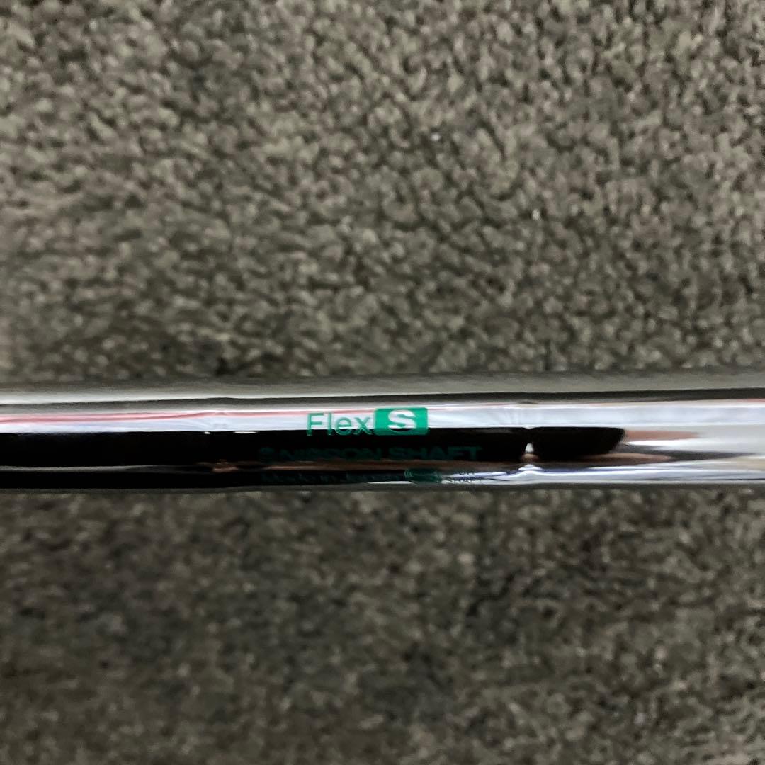美品P790 7番アイアン 2023年モデル 純正スチールシャフト フレックスS