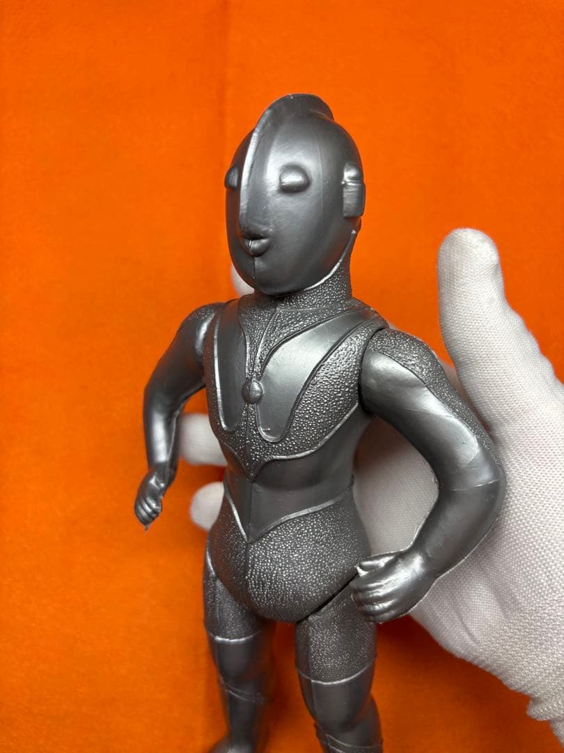 当時物 ウルトラマン 無版権 ポリ製 約25cm マルサン ソフビ 1期風