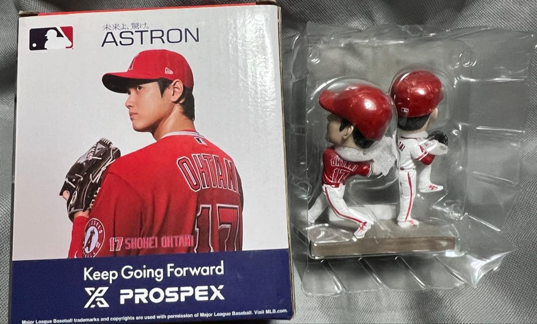 【SEIKO限定非売品】大谷翔平ロサンゼルスエンゼルス　二刀流ボブルヘッド