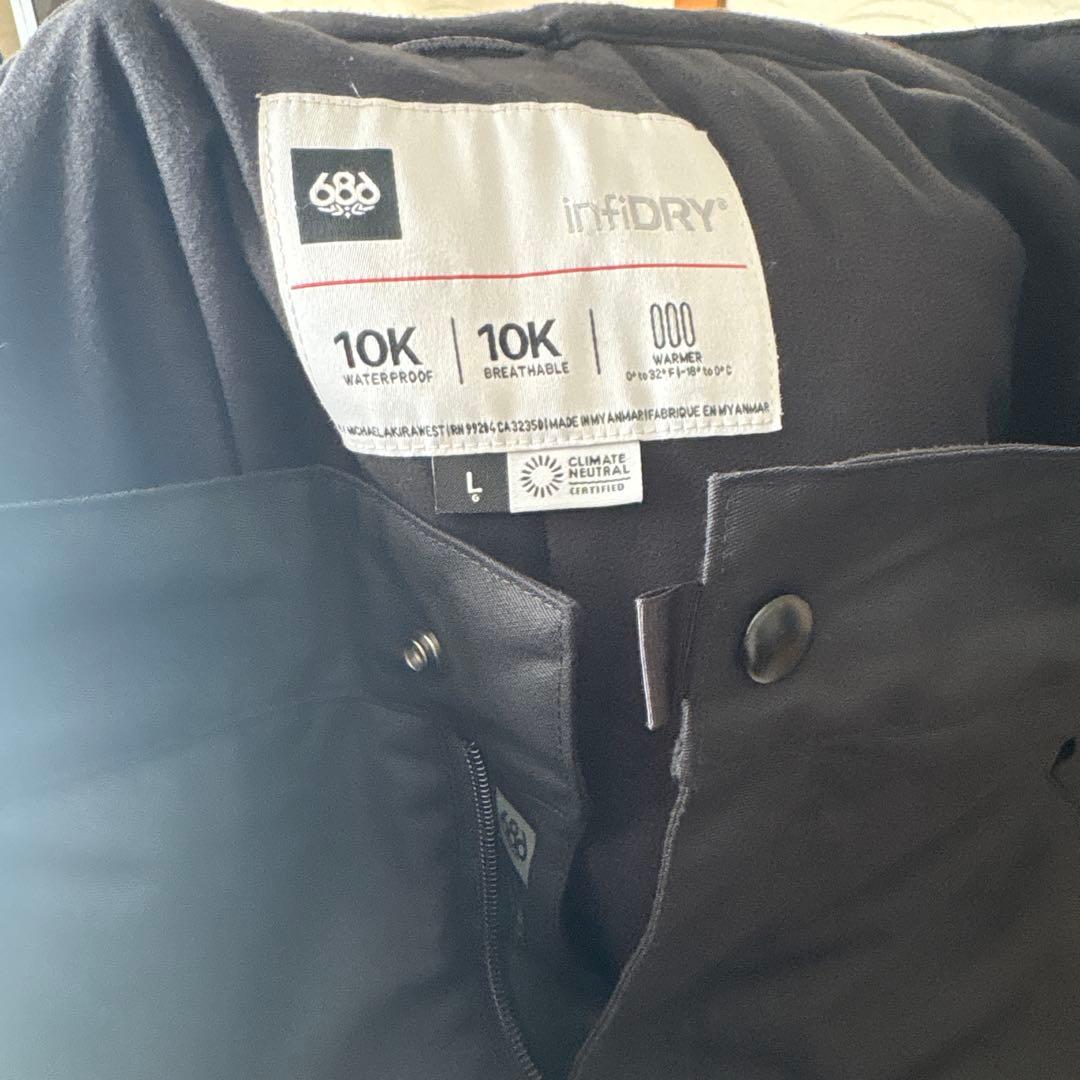 686 SIX スノーボードウェア ブラック 限定80着