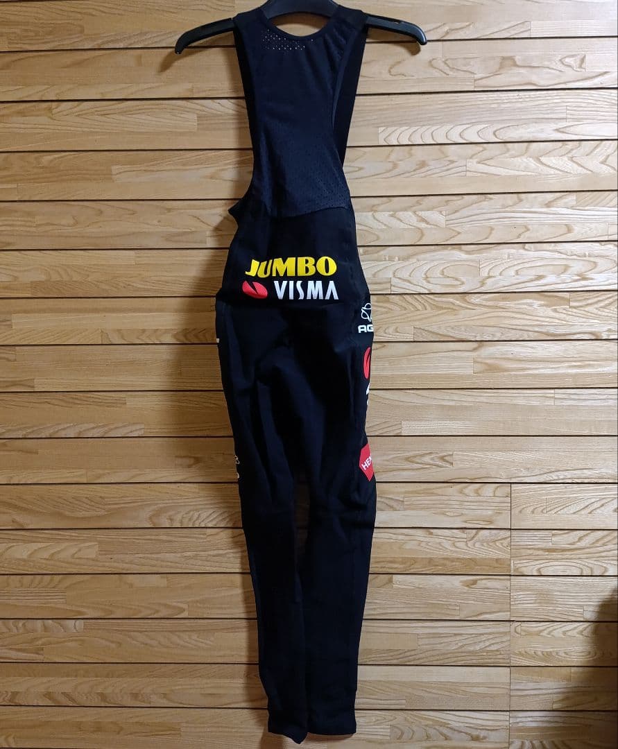 支給品　Jumbo visma　防風サーマルビブタイツ　AGU　クライスヴァイク