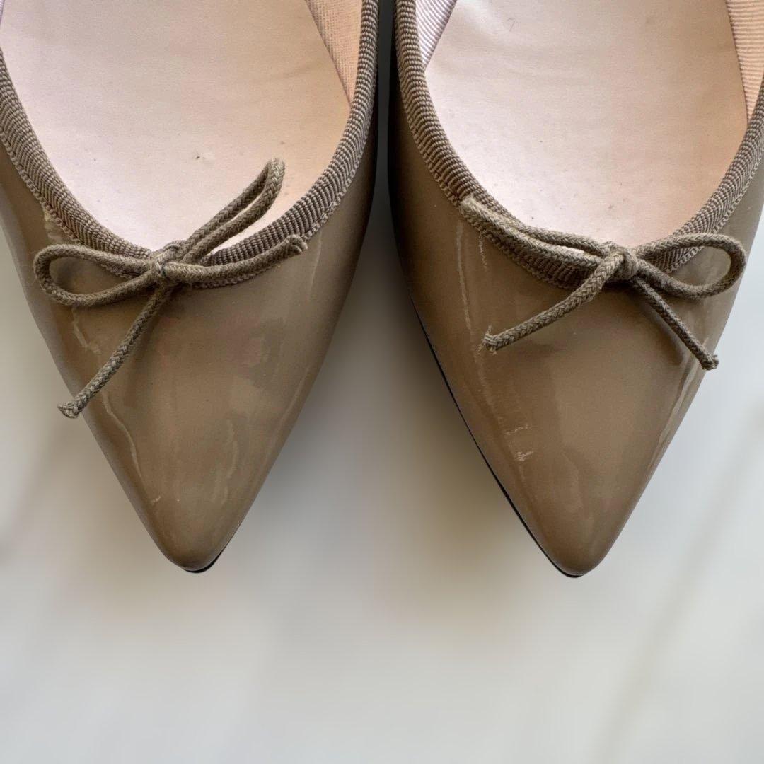 repetto ブリジットエナメル　ベージュ　40