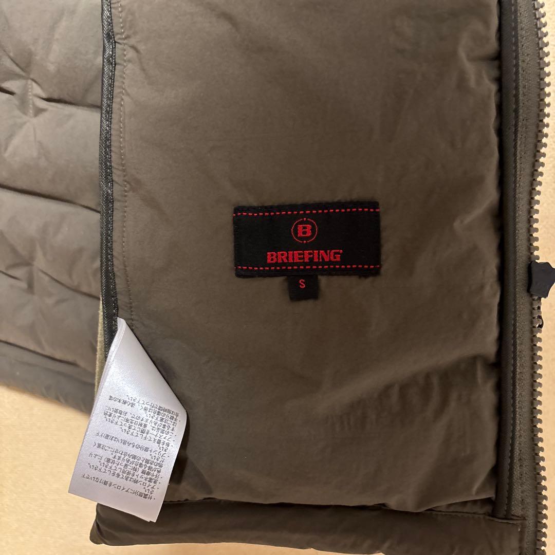 BRIEFING MENS ハイブリッド ダウン パーカー （オリーブ）S