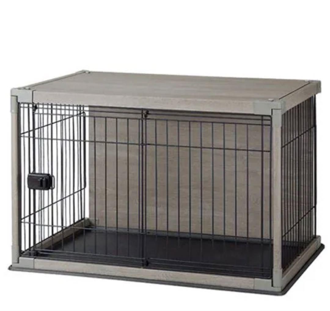 犬用木目調ケージ