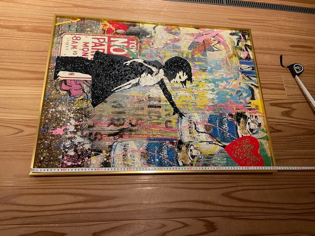 バンクシー　風船を持つ少女 絵画　アート