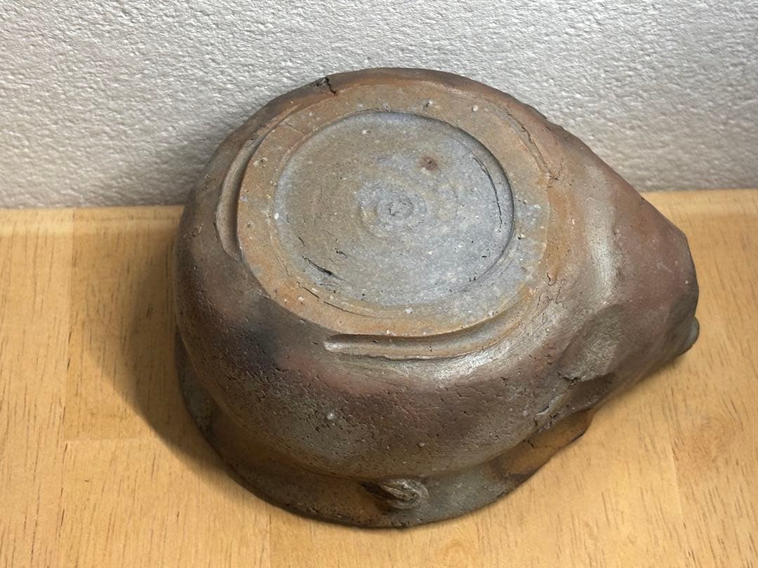 70.備前焼 宝瓶 登り窯 蟹 かに カニ 手びねり 急須