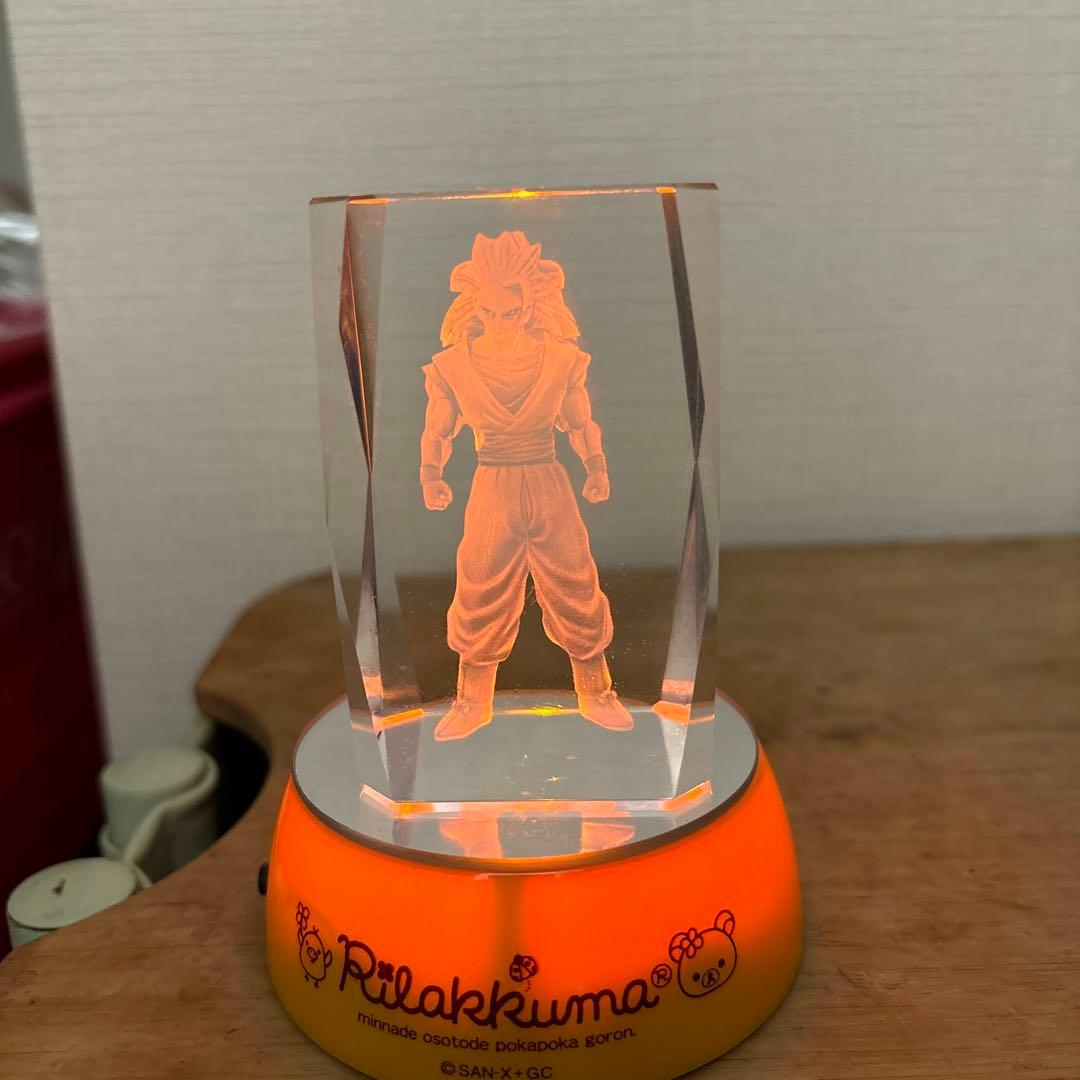新品未使用・鳥山明・ドラゴンボールＺ[スーパーサイヤ人孫悟空・3Dクリスタル]