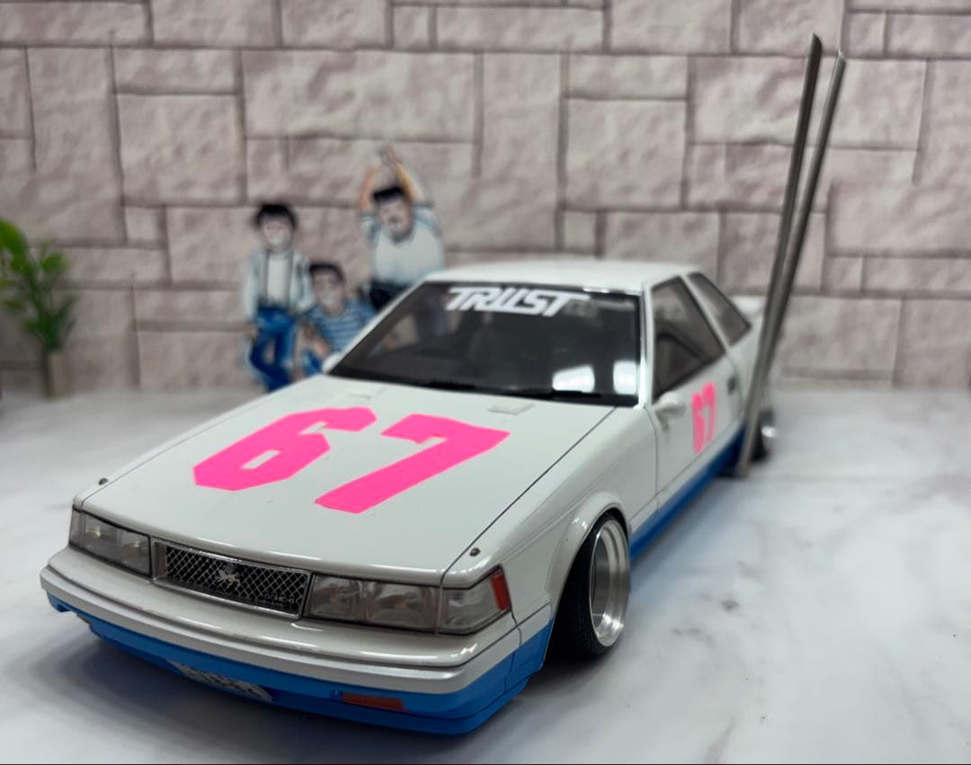 Ma-got！1/18シャコタン⭐︎ブギ　ハジメのソアラ & LBハコスカ