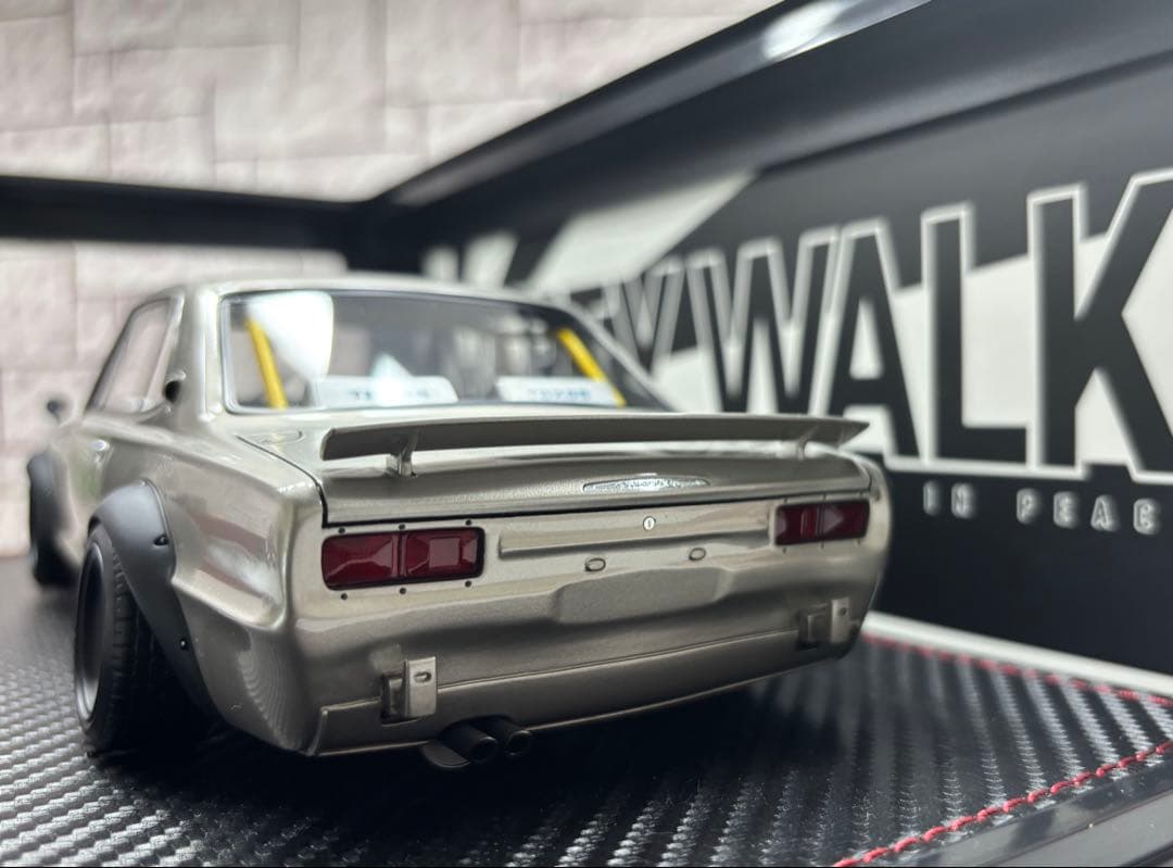 Ma-got！1/18シャコタン⭐︎ブギ　ハジメのソアラ & LBハコスカ