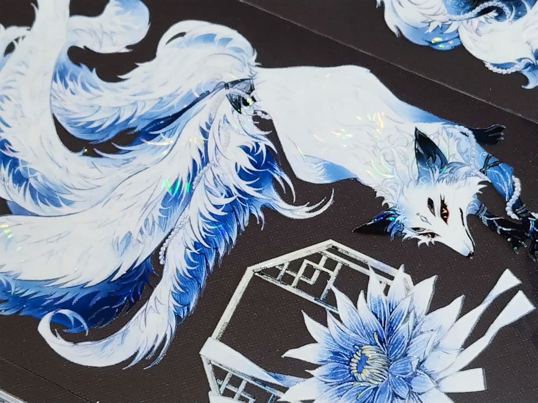 切売 497★ 海外 マスキングテープ マステ PET 装飾 動物 狐 贝壳光