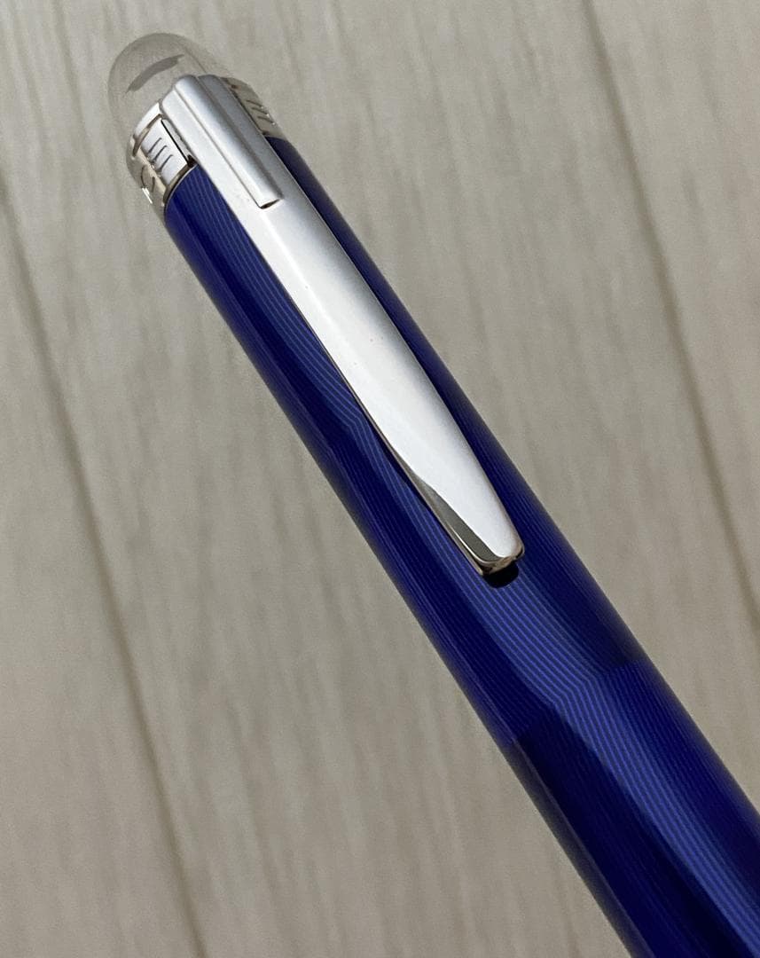 希少 美品 モンブラン スターウォーカー クールブルー ボールペン 新品リフィル