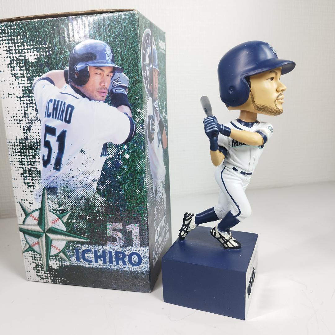 イチロー ヒットカウンター ボブルヘッド マリナーズ バブルヘッド 球 IA3q