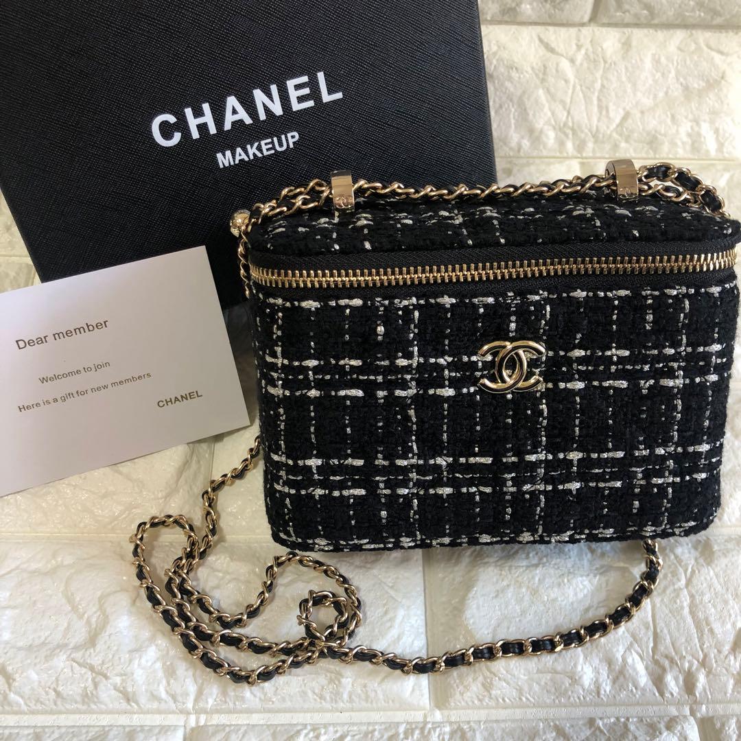 シャネル Chanel VIP ギフト ツイード ショルダーバッグ