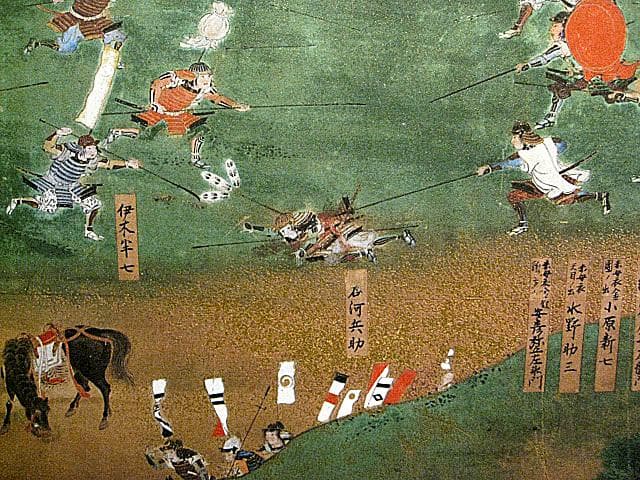 #希少 #レア #NHK #賤ヶ岳合戦図屏風 #複製画 #一隻 #大河鎧兜日本刀